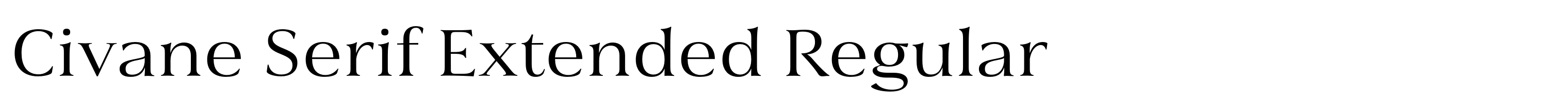 Civane Serif Extended Regular